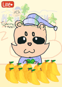 Hamptersha eating mango ( 14537268362th...