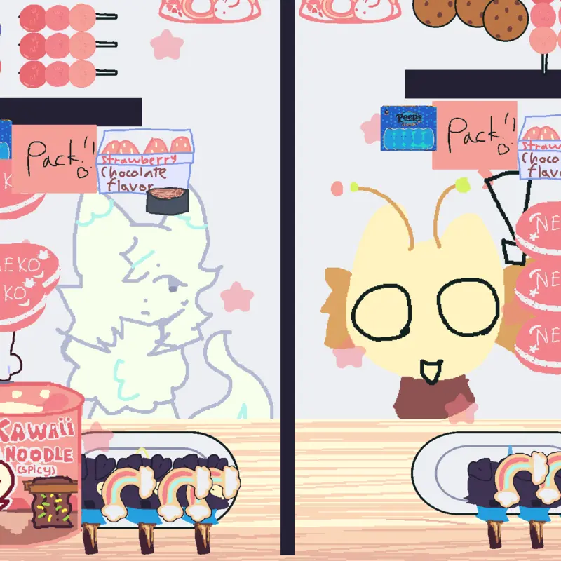 Mukbang thing by @fox_lover63