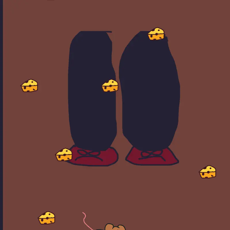 Be a mouse and run from being stomped by @breadconsumer