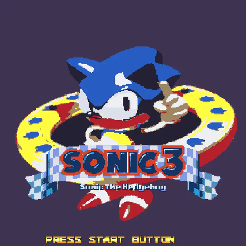 Aka (sonic running for his life) by @oyfda