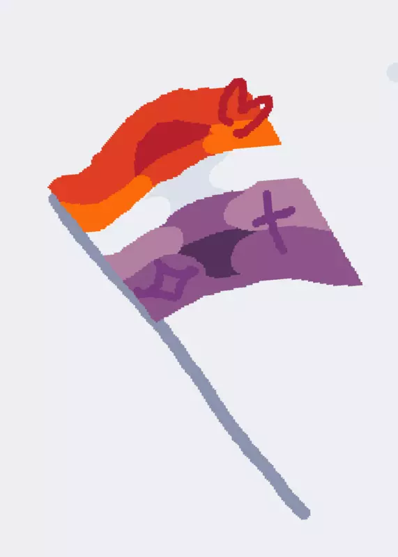 Day 1 of drawing pride flags by @BaemGaems