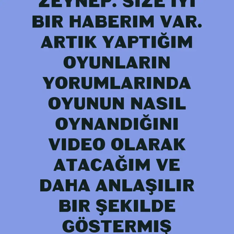 iyi haber by @ZeynepHandeYalI