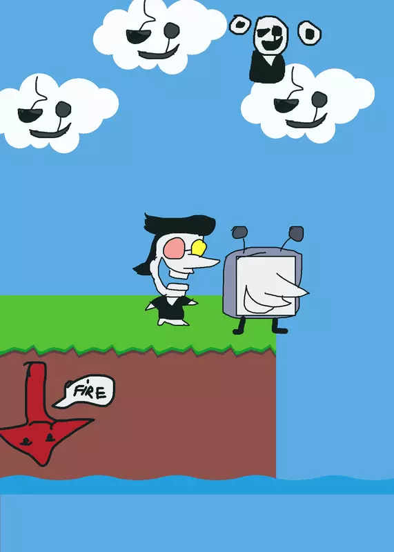 Deltarune ending game by @CannedDog