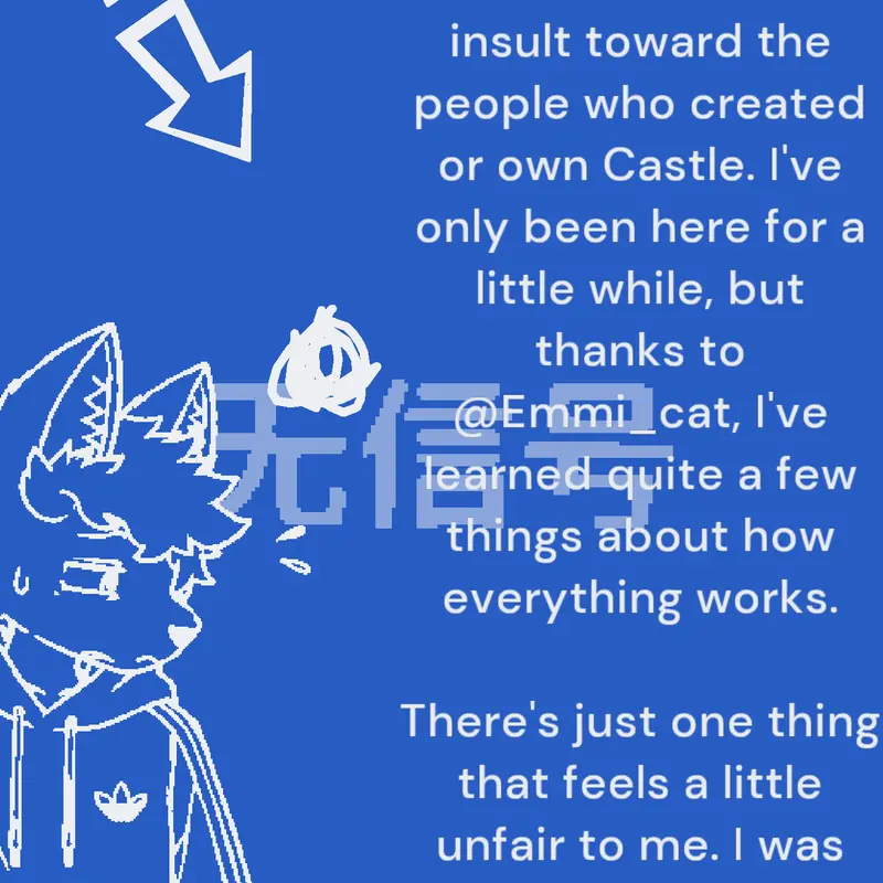 Just a little thought, Castle... :'3 by @WolfXYZ