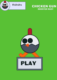 Chicken gun rooster rudy