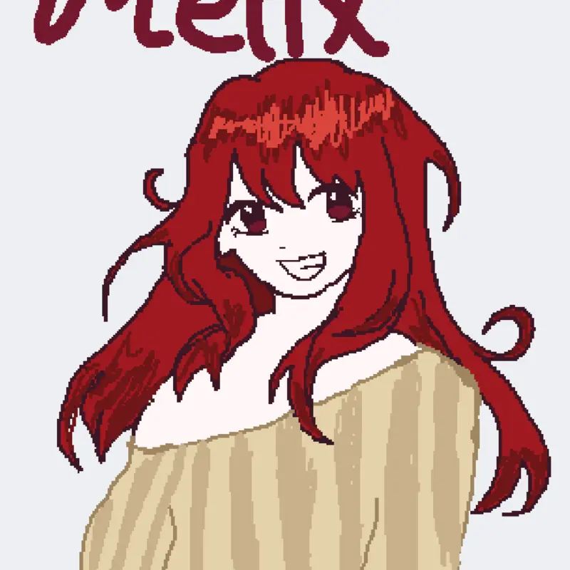 Melix fanart (my oc) by @jujubear