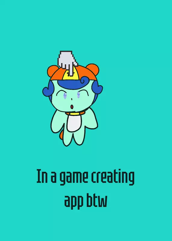 In a game making app btw by @LilaAlsoKnownAsLizzie