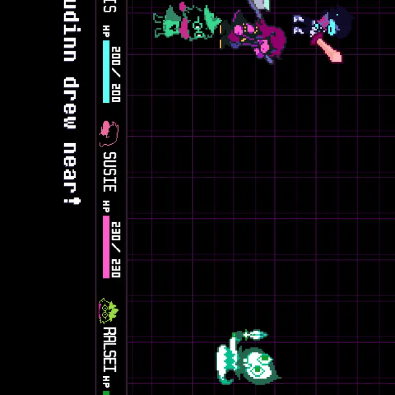 Deltarune Battle Diorama by @Coder64