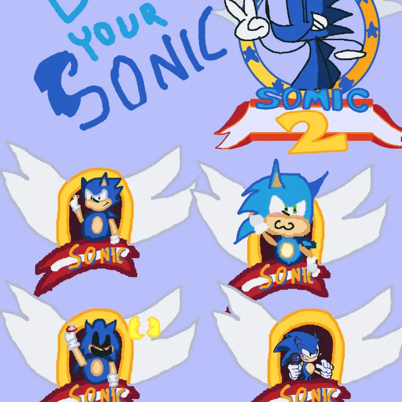 Sonic oc by @Heitorpeixoto