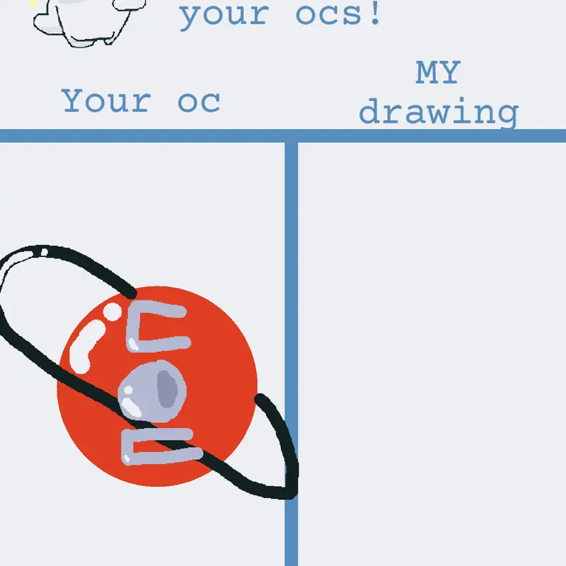 Drawing YOUR oc 🥹❤️‍🩹 by @Aleph-0