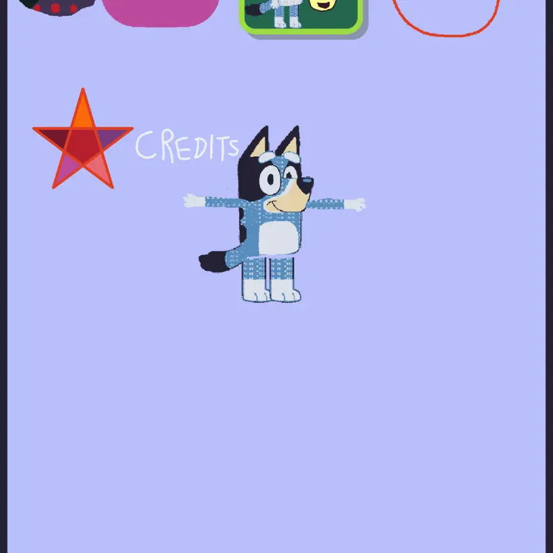Bluey ragdoll by @spongebob_1965