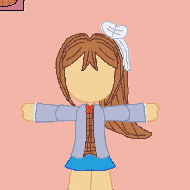 Just Monika by @Yumi_heartz