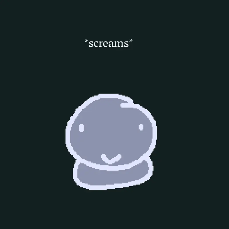 Dob of screams by @silly_blob