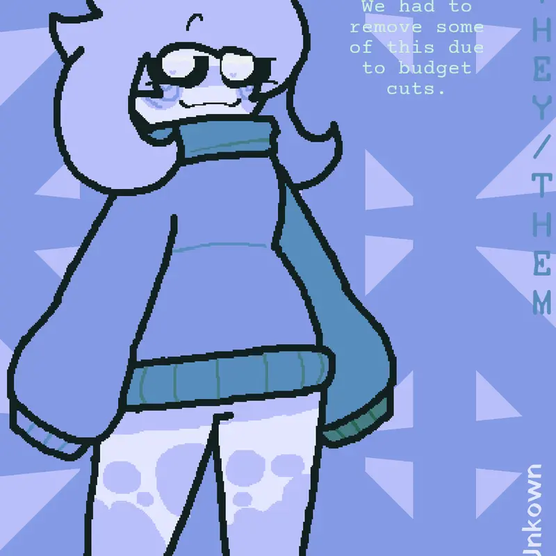 CC-90 (Glacie) 90th follower Oc by @AmantonGames