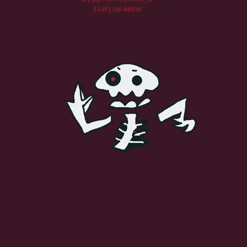 Skeletoon by @coolguy_from_the_sky