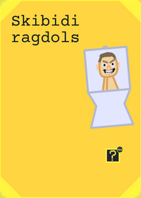 Skibidi ragdols ragdol toilet