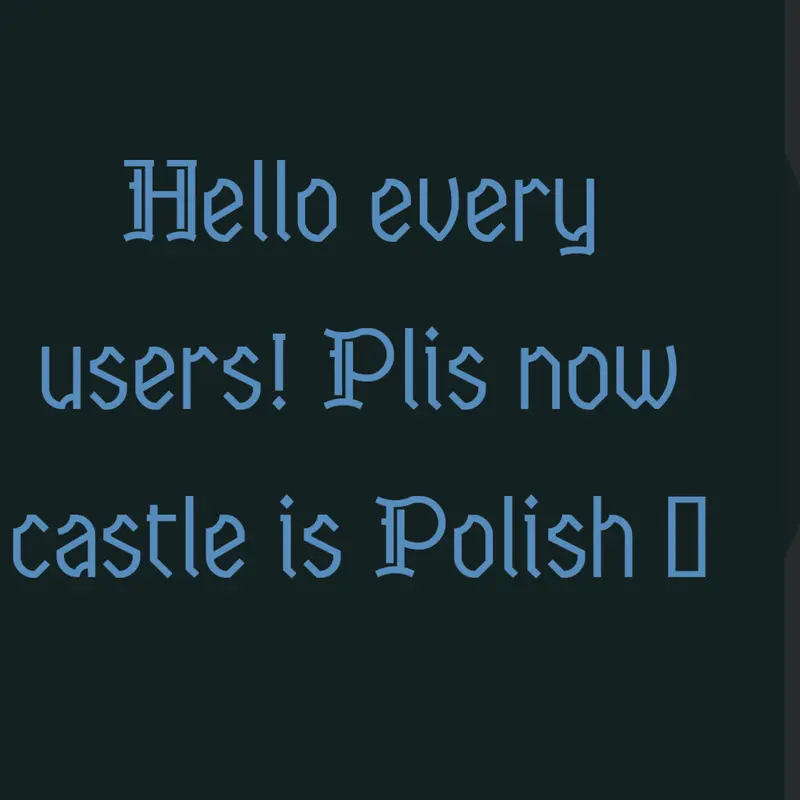Plis castle is Polish? by @AgnieszkaKubicz