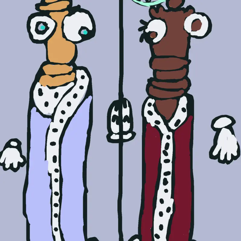 Kinger and queenie by @Bestie_for_the_resies2
