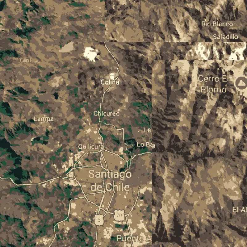 El mapa de chile by @DOSnomercy