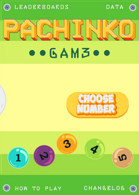 try your luck with this pachinko game with...