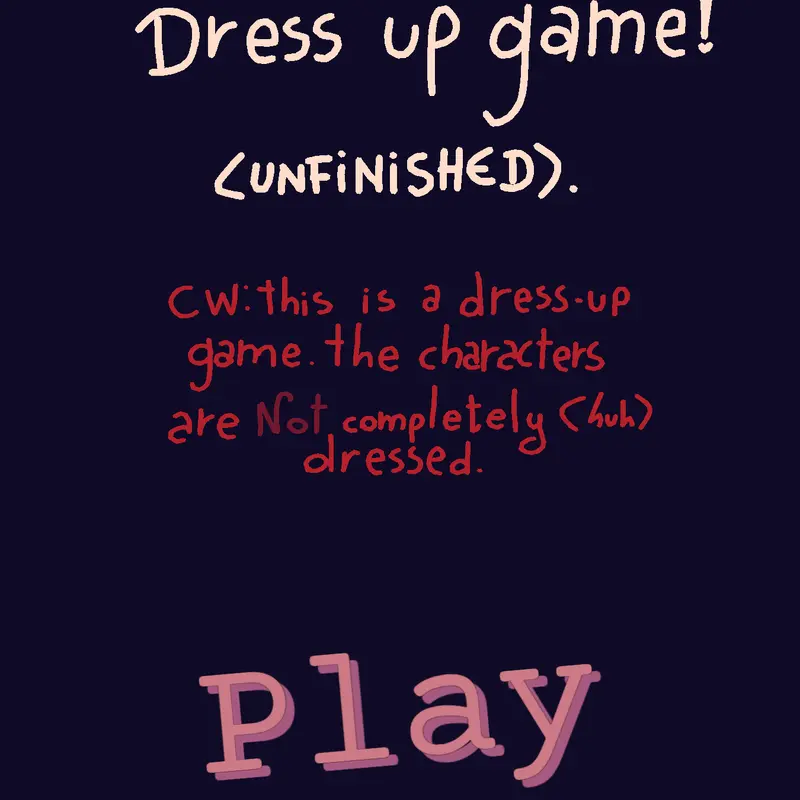 Dress-up Game! by @Coffed