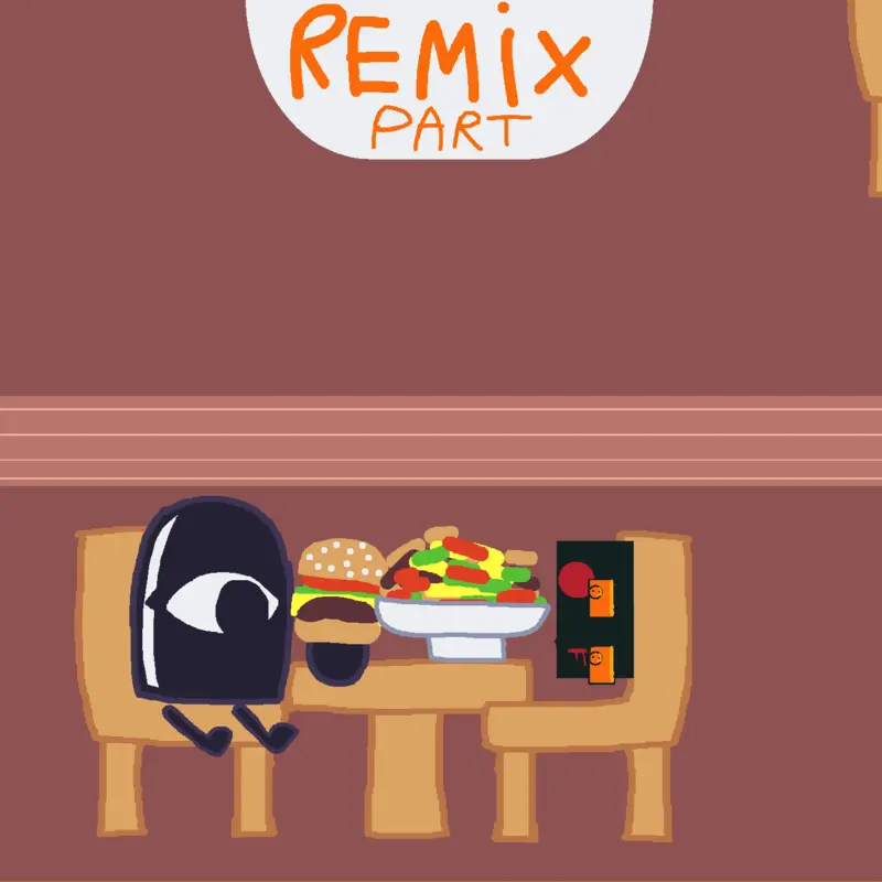 Myoc and the other guys are eating by @arghian