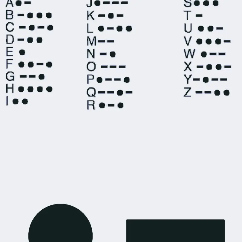 Morse code by @YosoyYOXOTO