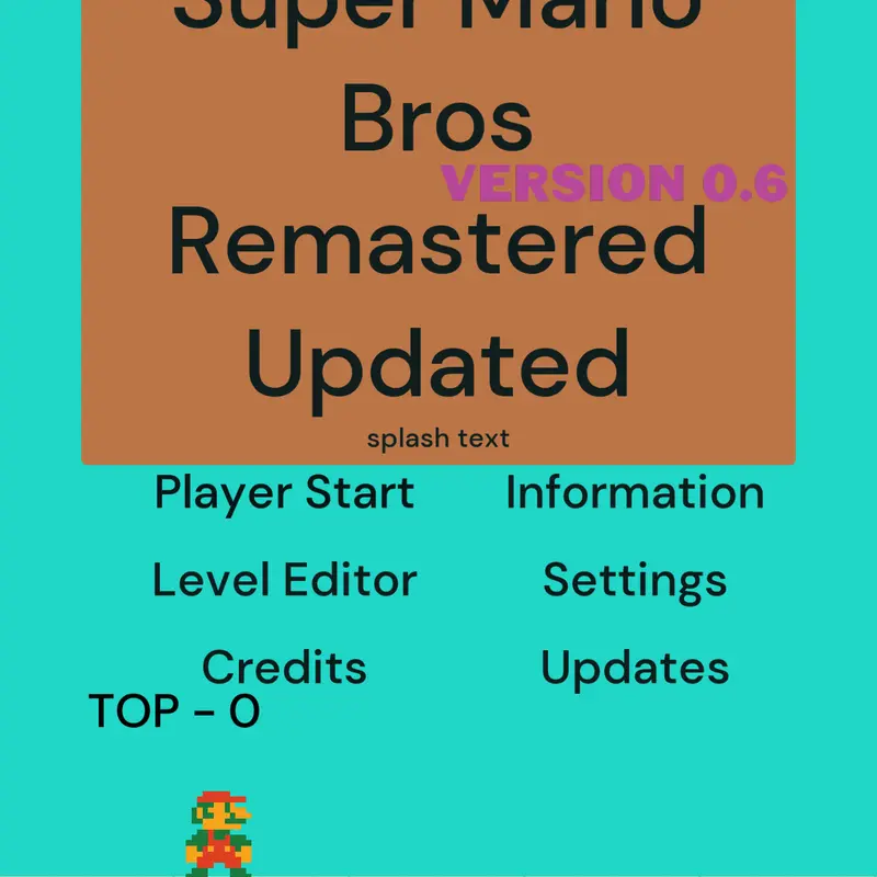 Super Mario Bros 8-4 Level added New Upd by @David_Grancea-2015