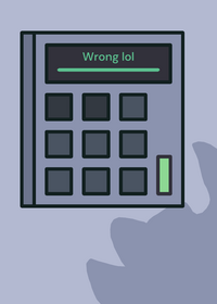 When you try to enter da code:
