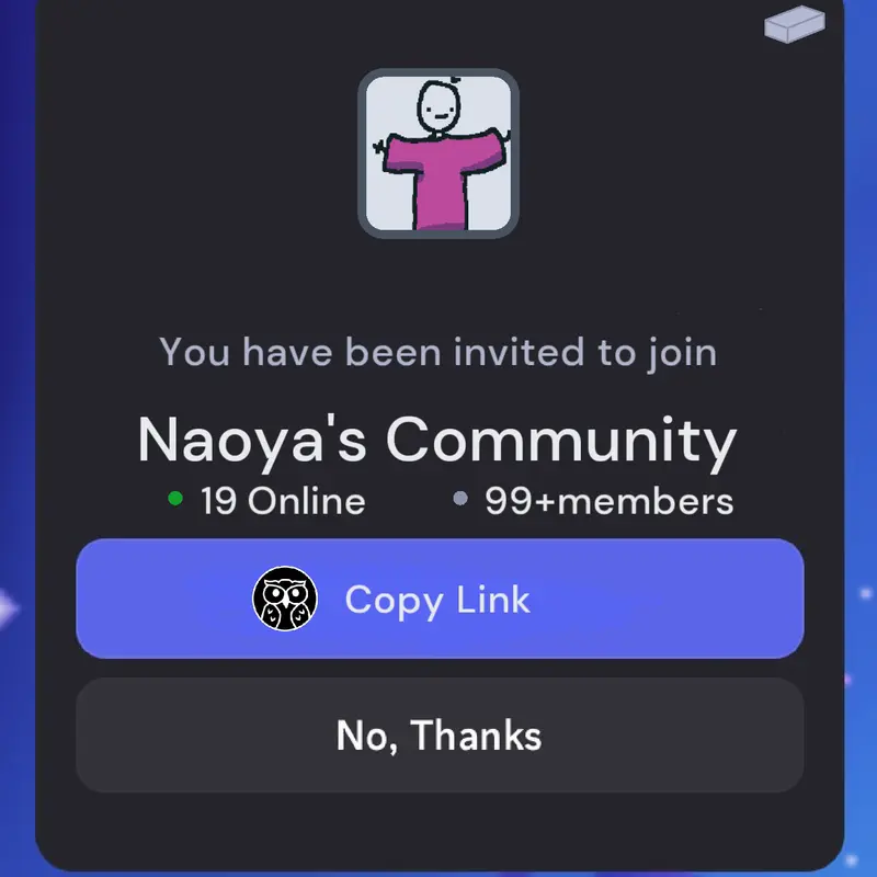 Join my discord!! :D by @_nao