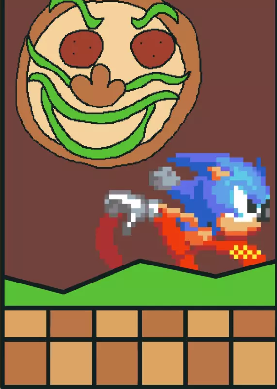 Sonic pizza time... by @sonic3333
