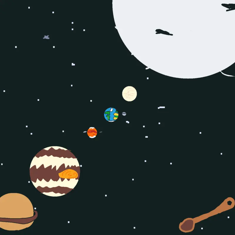 Drag solar system by @YellowYT