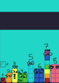 Numberblocks 1 to (and 51 to 55 45...