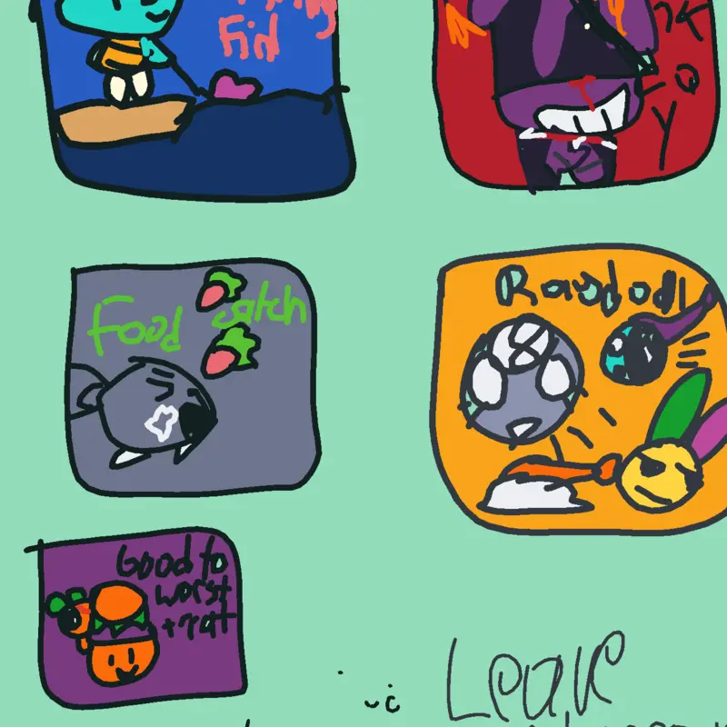 Mini games leave and search them by @K8tty-D0ts