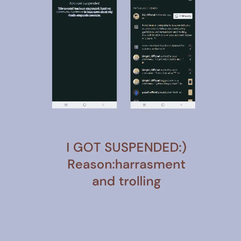 SUSPENDED by @Balditheguy