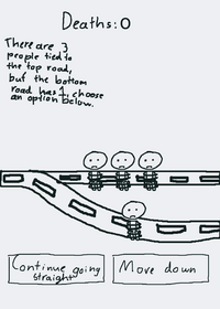 Trolley problem but cars!