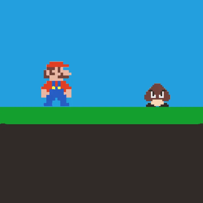 My first ever Mario animation by @Johnwoof