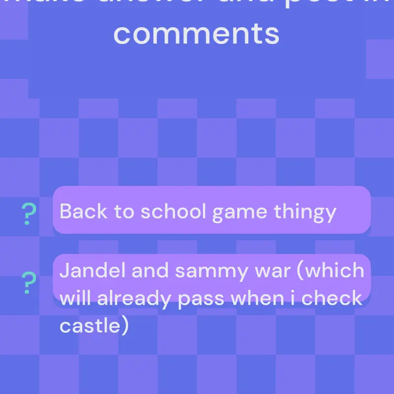 Game by @iamlatetocastle