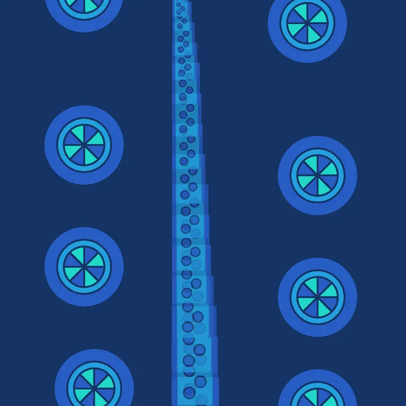 Tentacle with 12 balls by @EricFrancois