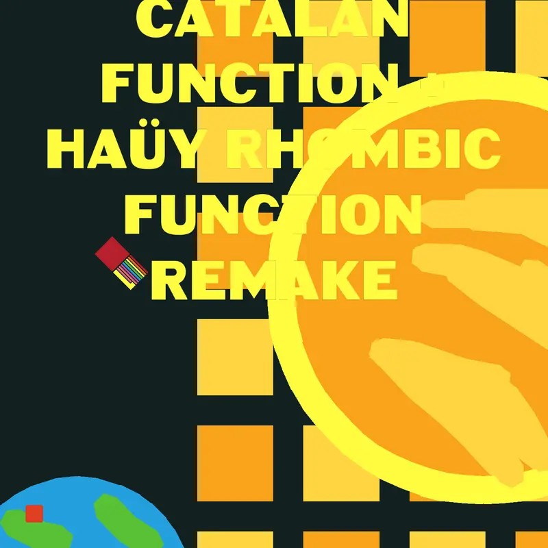 numberblock CATALAN+HAÜY RHOMBIC! REMAKE by @31415_EL_CREADOR