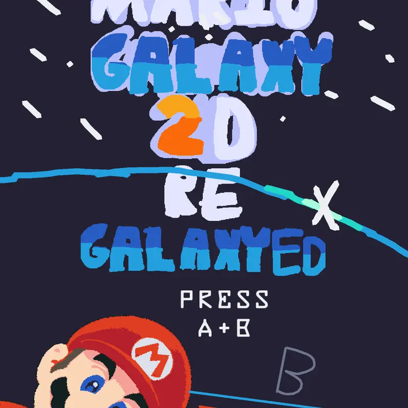 Super mario galaxy 2d: ReGalaxyed by @emoteca-_-