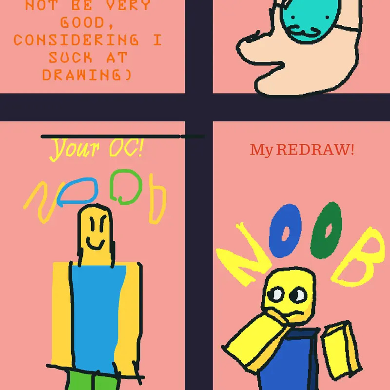 NOOB (OC Redraw!) by @Spooky_TalkativeYT