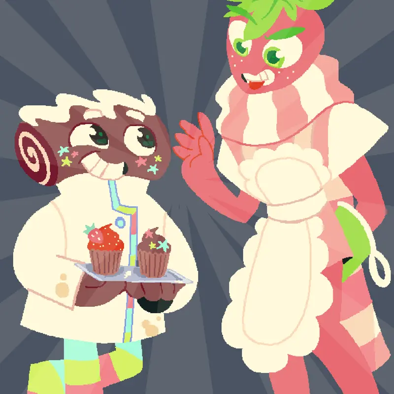 Cosmo and Sprout fanart by @Honestly_a_weirdo