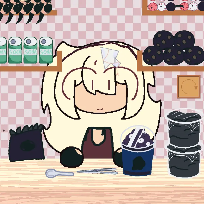 Mukbang by @ikra_idk
