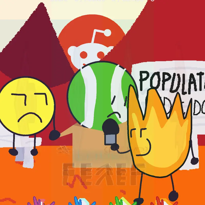 Bfdi 26mems firey and coiny by @That_little_firey_2010