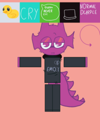 Emo Durple ragdoll(joke)