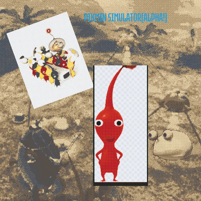 Pikmin simulator by @mudkipandpikmin