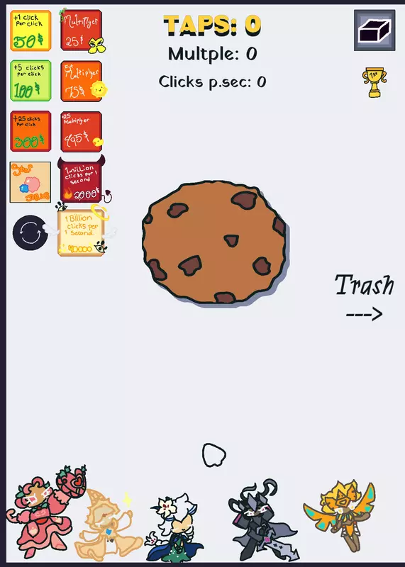 Cookie clicker by @duckygames101