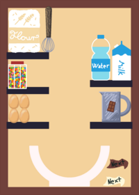 Bake or create a cake