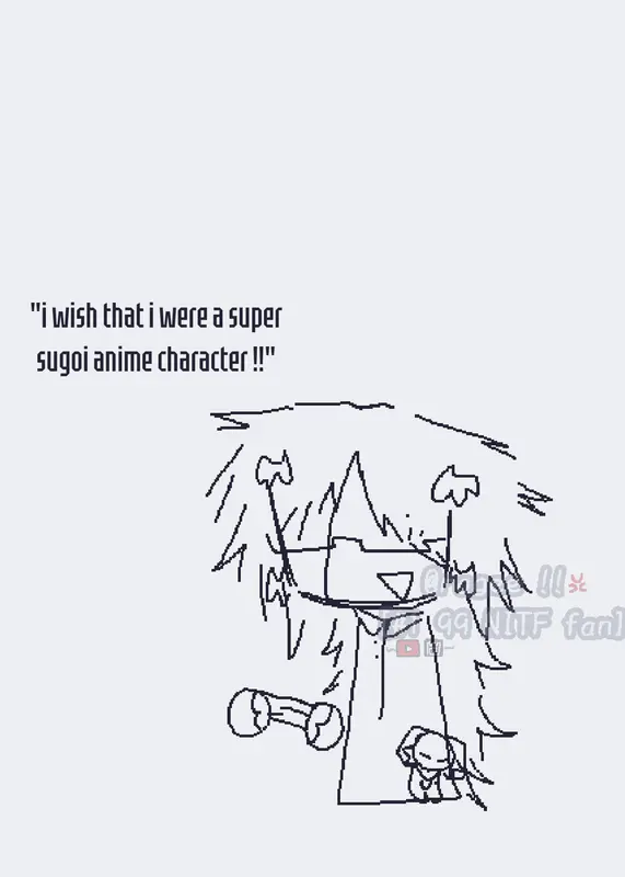 i wish that i were a super sugoi anime by @ragelingg_